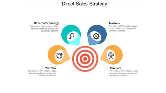 Direct Sales Strategy Ppt PowerPoint Presentation Visual Aids Infographics