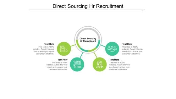 Direct Sourcing HR Recruitment Ppt PowerPoint Presentation Pictures Professional Cpb Pdf