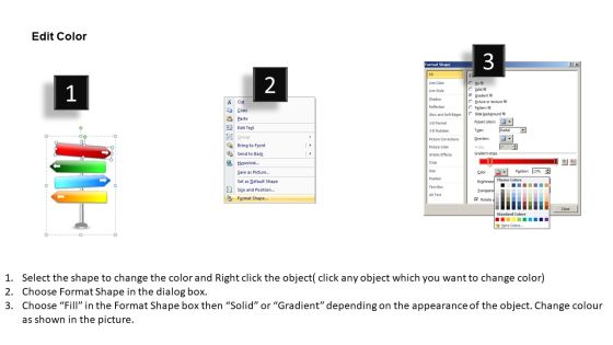 Direction Signs PowerPoint Slides And Road Signs PowerPoint Templates Slide03