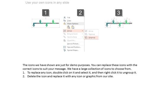 Directional Linear Timeline Diagram For Business Powerpoint Slides Slide04