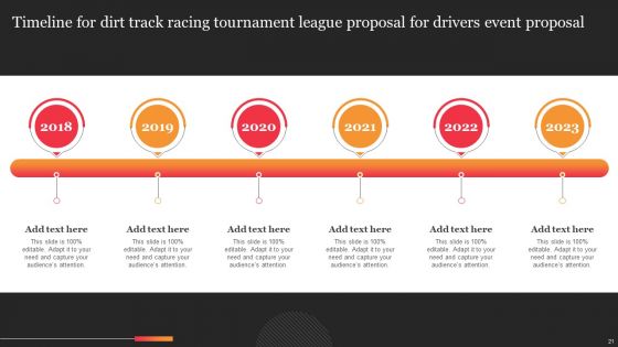 Dirt Track Racing Tournament League Proposal For Drivers Event Proposal Ppt PowerPoint Presentation Complete Deck With Slides