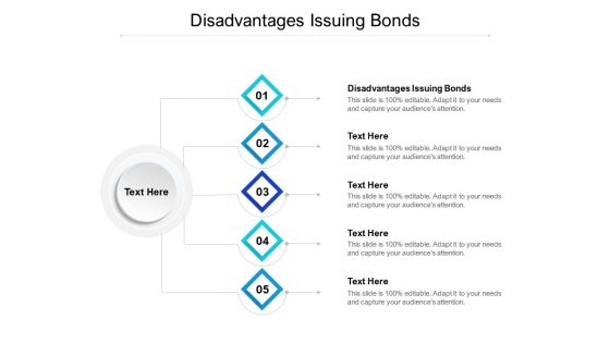 Disadvantages Issuing Bonds Ppt PowerPoint Presentation Professional Show Cpb Pdf