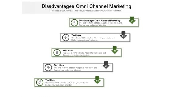 Disadvantages Omni Channel Marketing Ppt PowerPoint Presentation Gallery Model Cpb Pdf