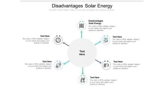 Disadvantages Solar Energy Ppt PowerPoint Presentation Styles Show Cpb Pdf