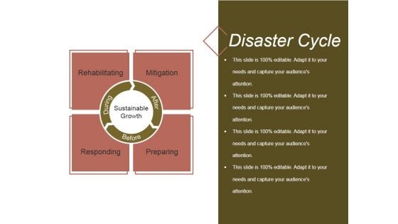 Disaster Cycle Ppt PowerPoint Presentation Tips