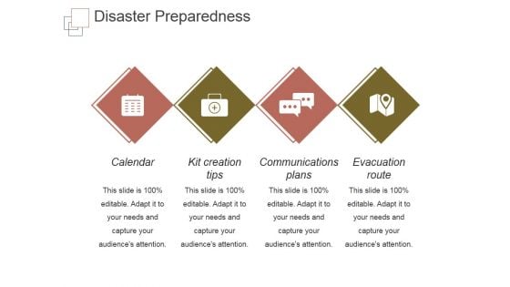 Disaster Preparedness Template 2 Ppt PowerPoint Presentation Visual Aids