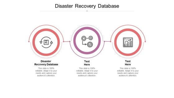 Disaster Recovery Database Ppt PowerPoint Presentation Outline Good Cpb