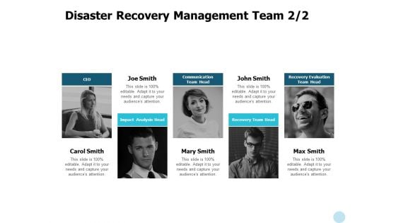 Disaster Recovery Management Team Communication Ppt PowerPoint Presentation Portfolio Picture