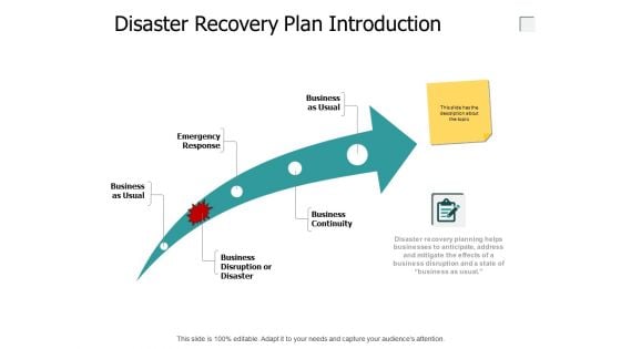 Disaster Recovery Plan Introduction Growth Ppt PowerPoint Presentation Slides Show