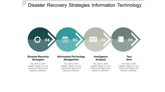 Disaster Recovery Strategies Information Technology Management Intelligence Analysis Ppt PowerPoint Presentation File Background Images