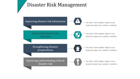 Disaster Risk Management Ppt PowerPoint Presentation Good