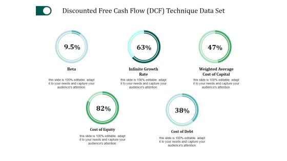 Discounted Free Cash Flow Technique Data Set Ppt PowerPoint Presentation File Summary