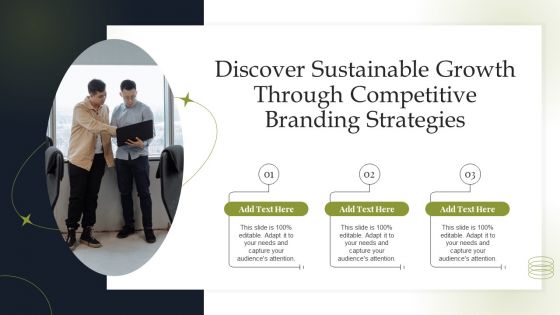 Discover Sustainable Growth Through Competitive Branding Strategies Template PDF