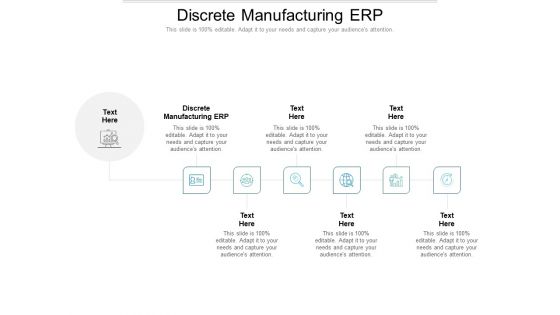 Discrete Manufacturing ERP Ppt PowerPoint Presentation Outline Format Cpb Pdf