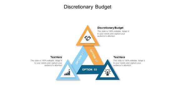 Discretionary Budget Ppt PowerPoint Presentation Professional Visual Aids Cpb