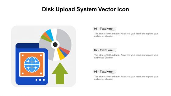 Disk Upload System Vector Icon Ppt PowerPoint Presentation File Pictures PDF