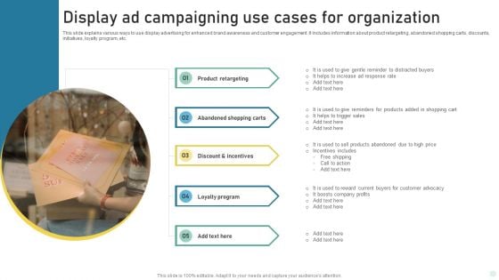 Display Ad Campaigning Use Cases For Organization Formats PDF