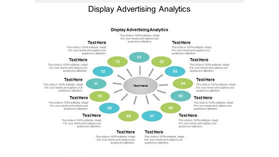 Display Advertising Analytics Ppt PowerPoint Presentation Infographic Template Graphics Cpb
