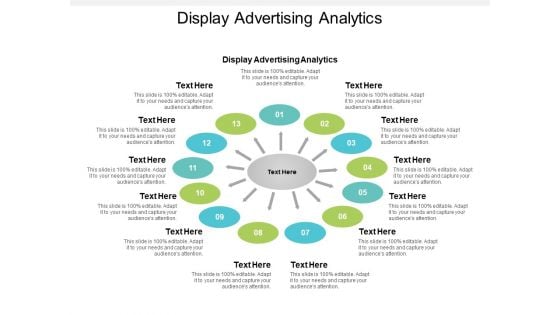 Display Advertising Analytics Ppt PowerPoint Presentation Infographic Template Graphics Cpb