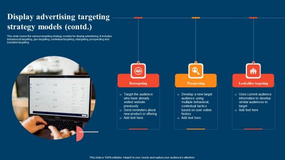Display Advertising Targeting Strategy Models Ppt Summary Infographic Template PDF