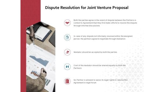 Dispute Resolution For Joint Venture Proposal Ppt PowerPoint Presentation Show Microsoft