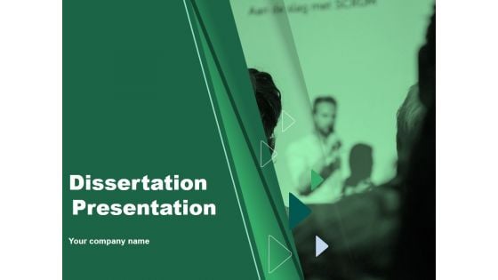 Dissertation Presentation Ppt PowerPoint Presentation Complete Deck With Slides