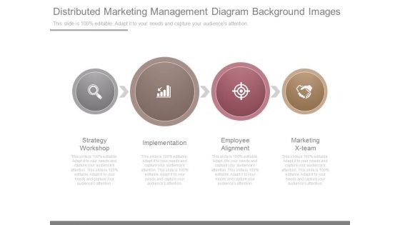 Distributed Marketing Management Diagram Background Images