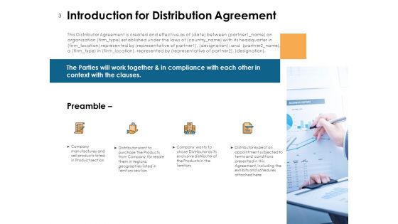 Distribution Agreement Proposal Ppt PowerPoint Presentation Complete Deck With Slides
