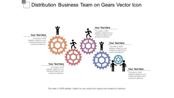 Distribution Business Team On Gears Vector Icon Ppt PowerPoint Presentation Icon Slide PDF