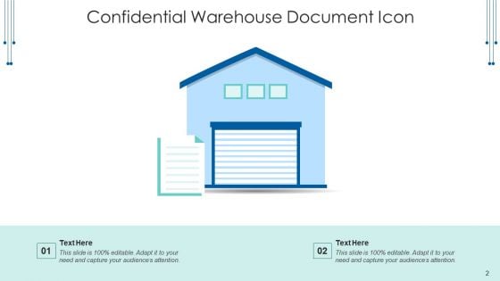 Distribution Center Icon Service Logistics Ppt PowerPoint Presentation Complete Deck With Slides