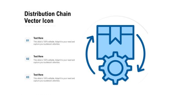 Distribution Chain Vector Icon Ppt PowerPoint Presentation Show Slide