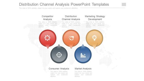 Distribution Channel Analysis Powerpoint Templates
