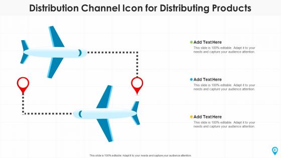 Distribution Channel Icon Reach Targeted Ppt PowerPoint Presentation Complete Deck With Slides