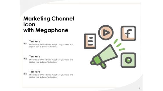 Distribution Icon Digital Marketing Email Marketing Megaphone Ppt PowerPoint Presentation Complete Deck