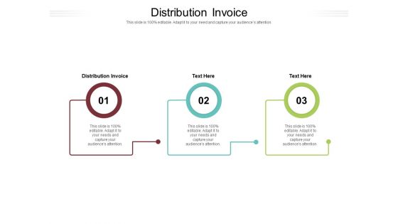 Distribution Invoice Ppt PowerPoint Presentation Slides Designs Download Cpb Pdf