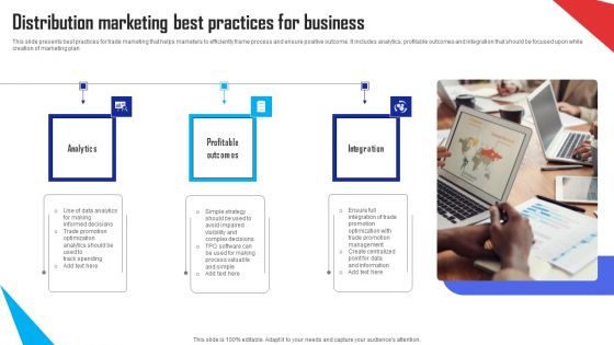 Distribution Marketing Best Practices For Business Ppt Formats