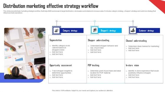 Distribution Marketing Effective Strategy Workflow Ppt Mockup