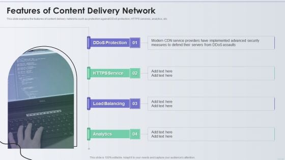 Distribution Network Features Of Content Delivery Network Elements PDF