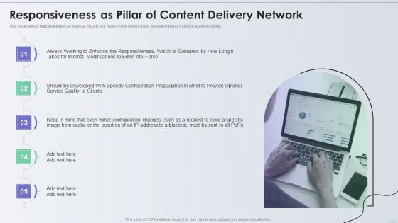 Distribution Network Responsiveness As Pillar Of Content Delivery Network Elements PDF