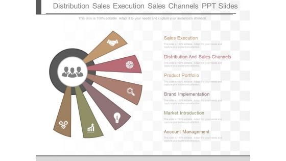 Distribution Sales Execution Sales Channels Ppt Slides