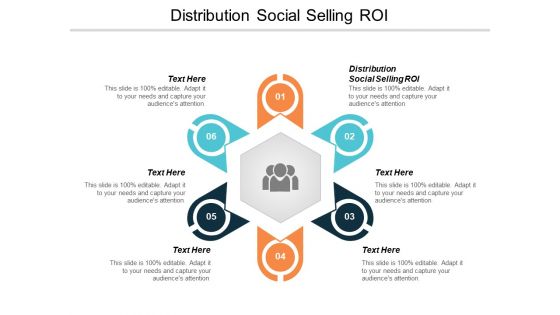 Distribution Social Selling ROI Ppt PowerPoint Presentation Layouts Format Ideas Cpb