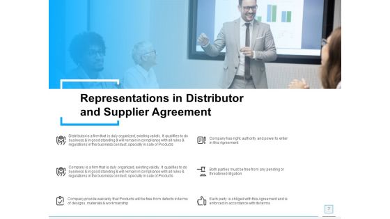 Distributor And Supplier Agreement Proposal Ppt PowerPoint Presentation Complete Deck With Slides
