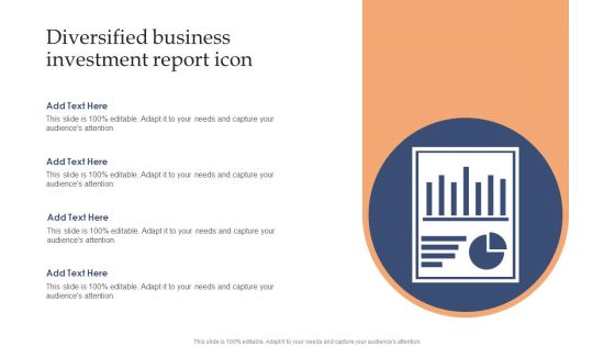 Diversified Business Investment Report Icon Information PDF