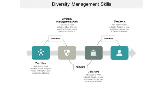 Diversity Management Skills Ppt PowerPoint Presentation Ideas Tips Cpb