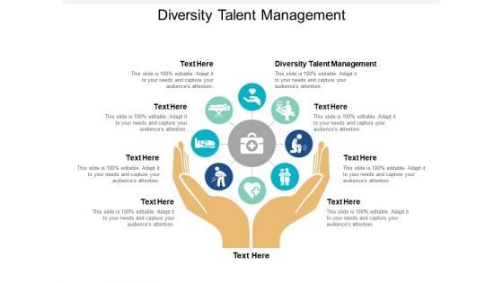 Diversity Talent Management Ppt PowerPoint Presentation Summary Graphics Download Cpb