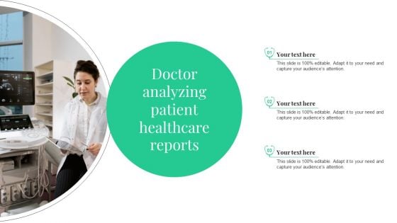 Doctor Analyzing Patient Healthcare Reports Mockup PDF