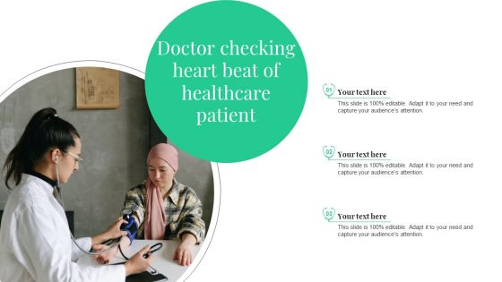 Doctor Checking Heart Beat Of Healthcare Patient Elements PDF