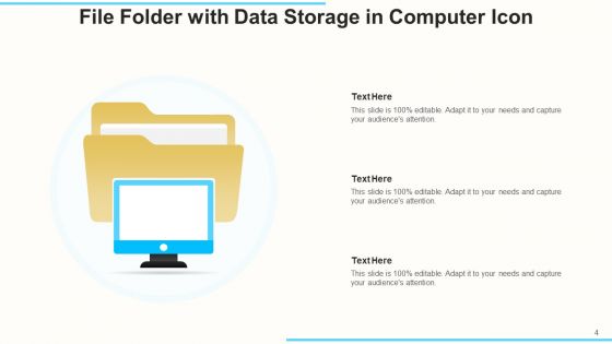 Document Portfolio Icon Organization Ppt PowerPoint Presentation Complete Deck With Slides