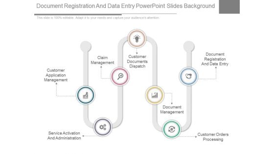 Document Registration And Data Entry Powerpoint Slides Background Document Registration And Data Entry Powerpoint Slides Background