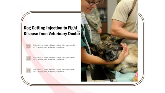 Dog Getting Injection To Fight Disease From Veterinary Doctor Ppt PowerPoint Presentation Summary PDF